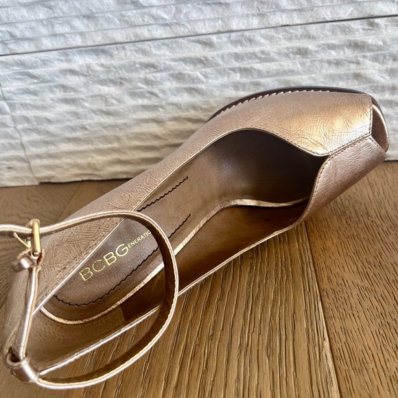BCBGeneration Bistrol Metallic Platform Strappy Pump - Picture 6 of 8